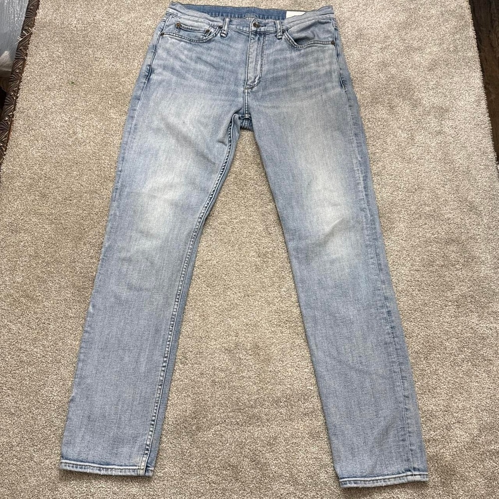 Rag & Bone Carter Fit 2 Slim Jeans Men's 32x32 Blue Stretch Denim